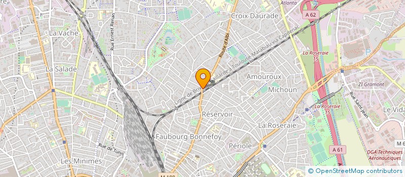 localisation de l'entreprise GIBERT à TOULOUSE