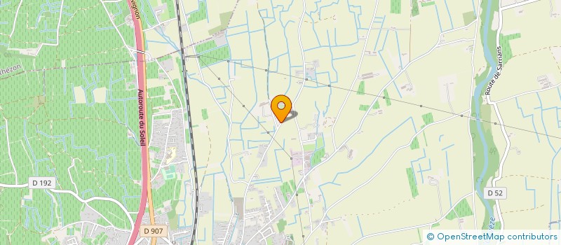 localisation de l'entreprise GIBERT FACADES  BEDARRIDES