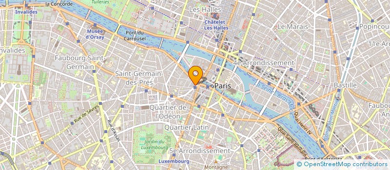 localisation de l'entreprise GIBERT JEUNE RIVE DROITE SA  PARIS