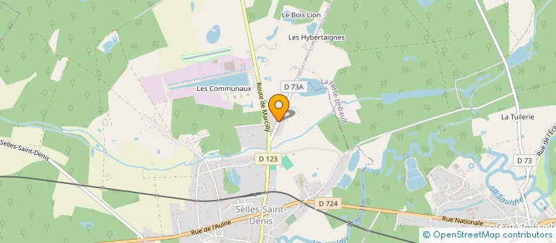 localisation de l'entreprise GIBIER DE SOLOGNE  SELLES-SAINT-DENIS