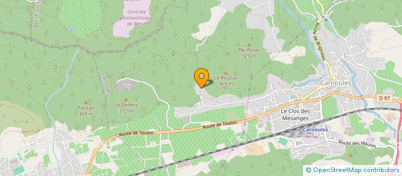 localisation de l'entreprise GIBIER DU CASTRUM (LPS) à CARNOULES