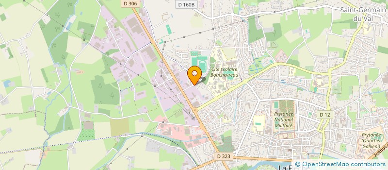 localisation de l'entreprise GIBIERDEAU à LA FLECHE