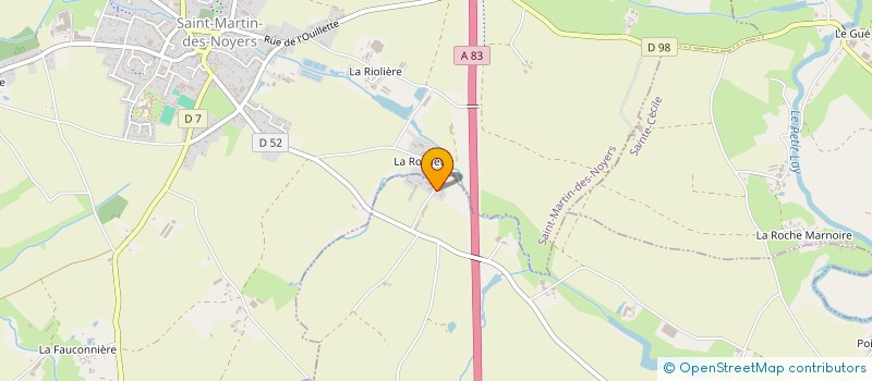 localisation de l'entreprise GIBIERS DE LA ROCHETTE à SAINT-HILAIRE-LE-VOUHIS