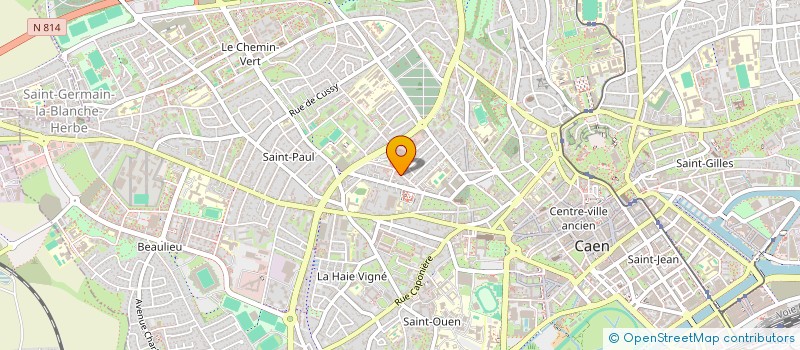 localisation de l'entreprise GIBIMA à CAEN