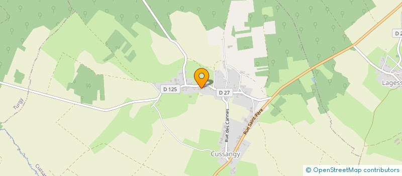 localisation de l'entreprise GIBLAS  CUSSANGY