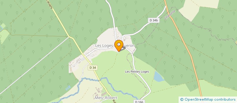 localisation de l'entreprise GIBLAS-HABITAT  LES LOGES-MARGUERON