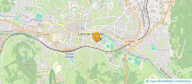 localisation de l'entreprise GIBLE 7E REGION CAPEB à LONS-LE-SAUNIER
