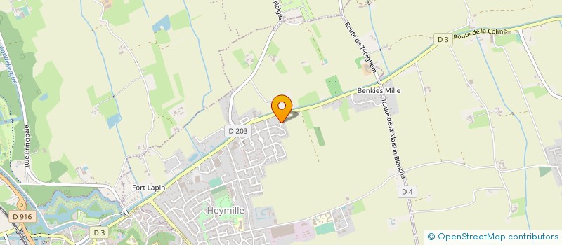 localisation de l'entreprise GIBMAT  HOYMILLE