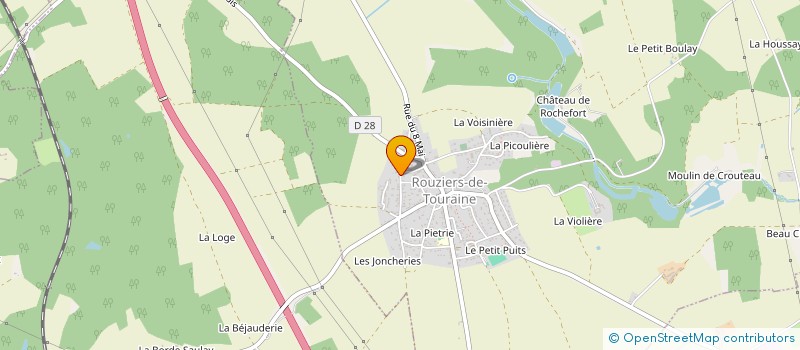 localisation de l'entreprise GIBO'SOL  ROUZIERS-DE-TOURAINE