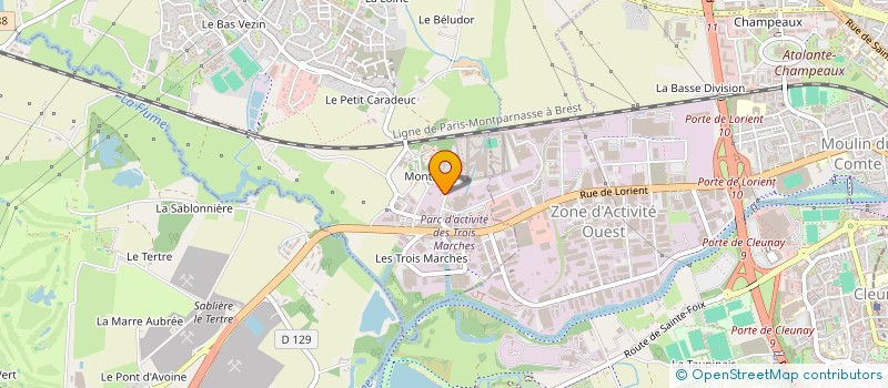 localisation de l'entreprise GIBOIRE GASNIER FINANCES  VEZIN-LE-COQUET