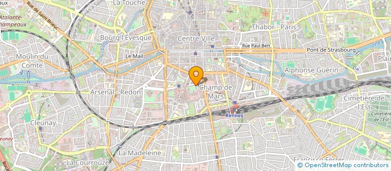 localisation de l'entreprise GIBOIRE IMMOBILIER NEUF  RENNES