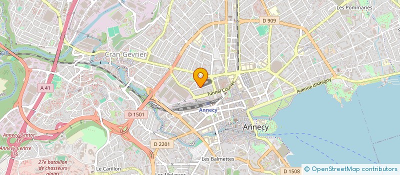 localisation de l'entreprise GIBON HOLDING à ANNECY