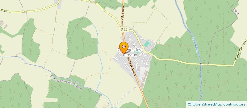 localisation de l'entreprise GIBOULET  CORCELLES-LES-CITEAUX