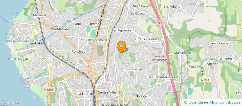 localisation de l'entreprise GIBOULETTE  AIX-LES-BAINS