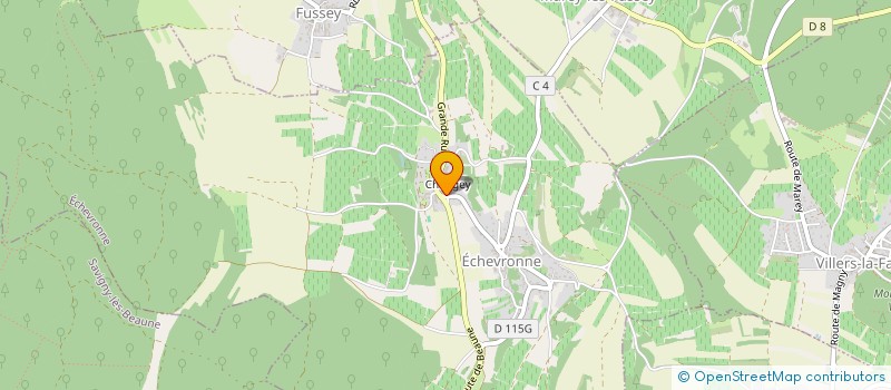 localisation de l'entreprise GIBOULOT FRERES  ECHEVRONNE