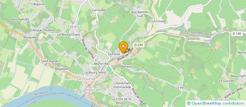 localisation de l'entreprise GIBOULOT R&D  LE TOURNE