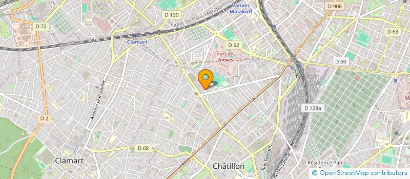 localisation de l'entreprise GIBOX  CHATILLON