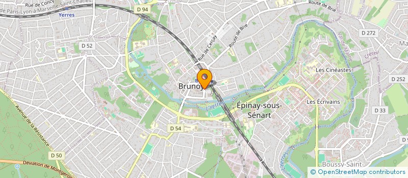 localisation de l'entreprise GIBOZ HOLDING à BRUNOY