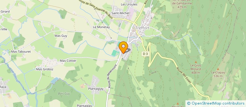 localisation de l'entreprise GIBRALTAR  VAL-REVERMONT