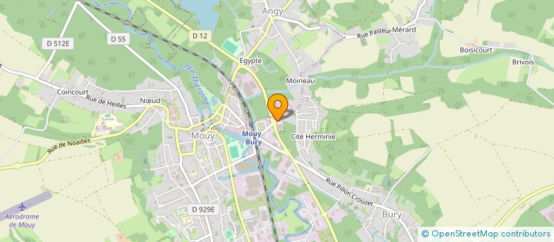 localisation de l'entreprise GIBROCA à BURY