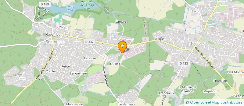 localisation de l'entreprise GIBUS  SEIGNOSSE