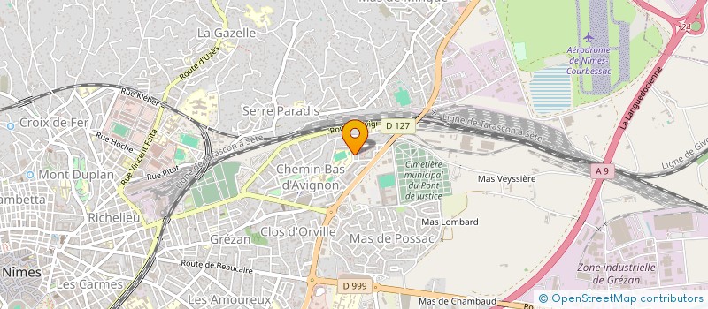 localisation de l'entreprise GIBUS RACING TEAM à NIMES