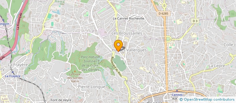 localisation de l'entreprise GIBY à CANNES