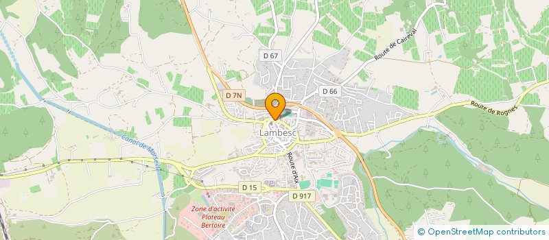 localisation de l'entreprise GIC à LAMBESC