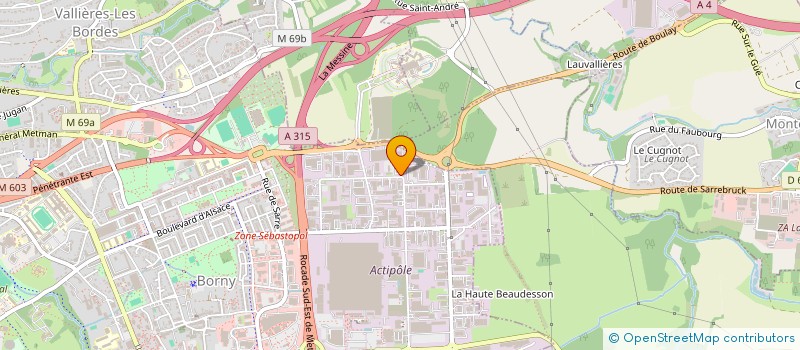 localisation de l'entreprise GIC INFORMATIQUE  METZ