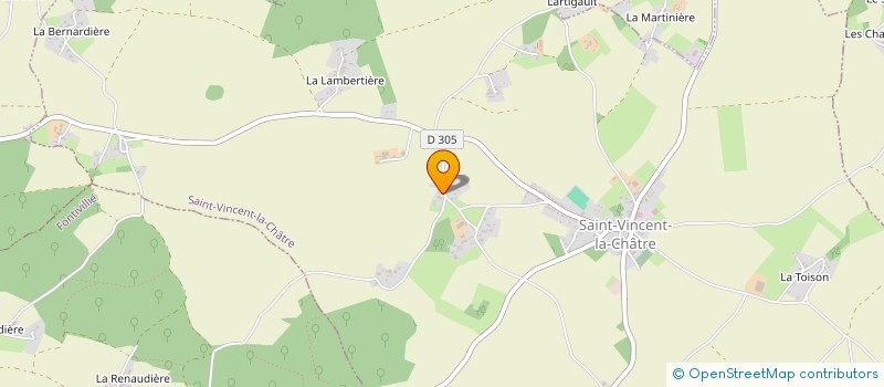 localisation de l'entreprise GIC LES CAPUCINS à SAINT-VINCENT-LA-CHATRE