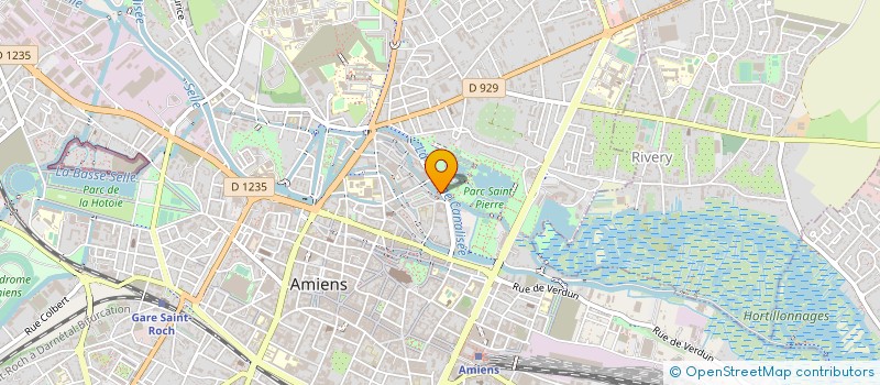 localisation de l'entreprise GIC SAUVEGARDE ET DEVELOPPEMENT DU SANGLIER DU PLATEAU PICARD SUD  AMIENS