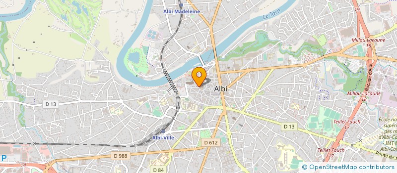 localisation de l'entreprise GICA à ALBI