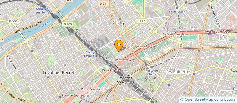 localisation de l'entreprise GICA à CLICHY