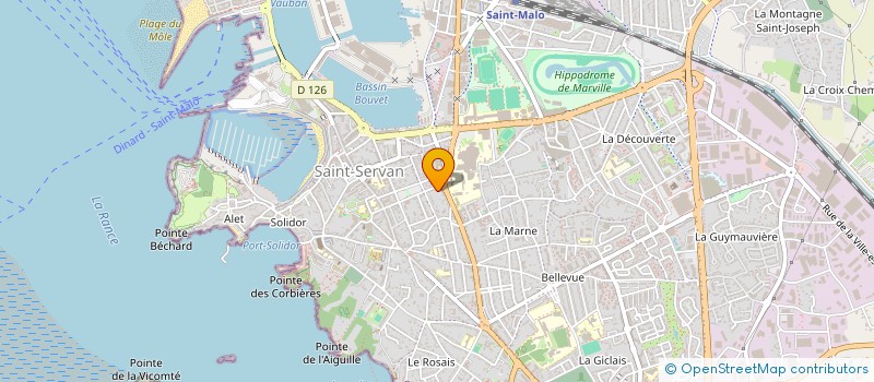 localisation de l'entreprise GICALF  SAINT-MALO