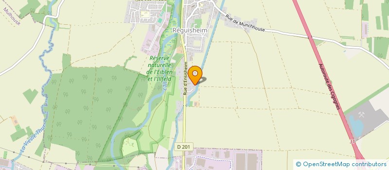 localisation de l'entreprise GICANO  REGUISHEIM