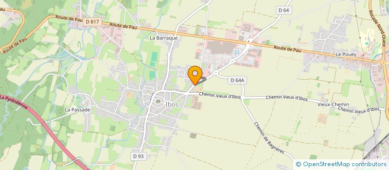 localisation de l'entreprise GICAR à IBOS