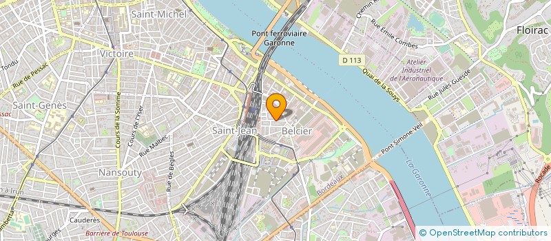 localisation de l'entreprise GICFI CONSEILS à BORDEAUX