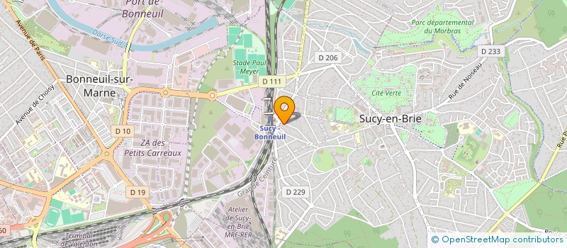 localisation de l'entreprise GICIANOT à SUCY-EN-BRIE