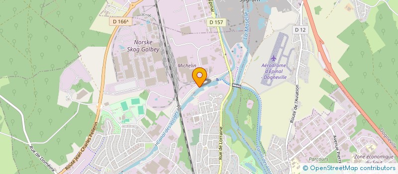 localisation de l'entreprise GICO INDUSTRIE  GOLBEY