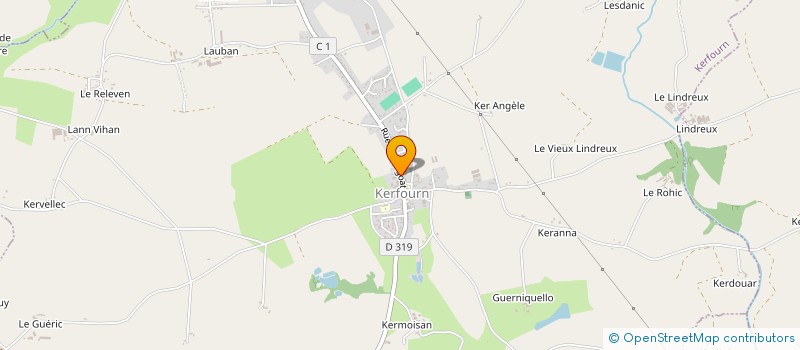 localisation de l'entreprise GICQUEL EURL à KERFOURN