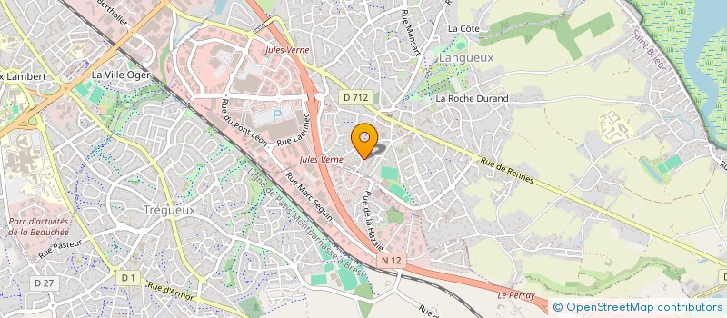 localisation de l'entreprise GICQUEL HABITAT à LANGUEUX