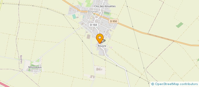 localisation de l'entreprise GICQUEL MARQUET SARL à BOYNES