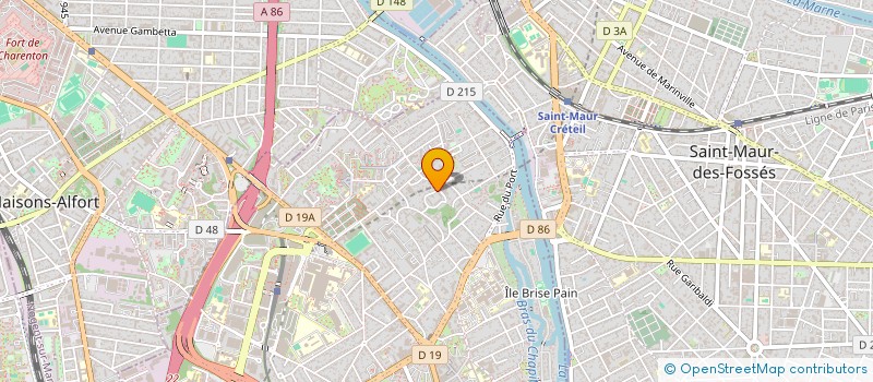 localisation de l'entreprise GICS à CRETEIL