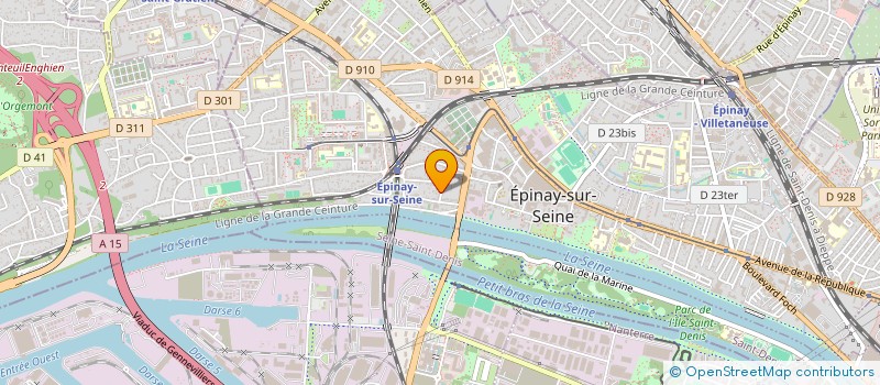 localisation de l'entreprise GICSSOLUTIONS à EPINAY-SUR-SEINE