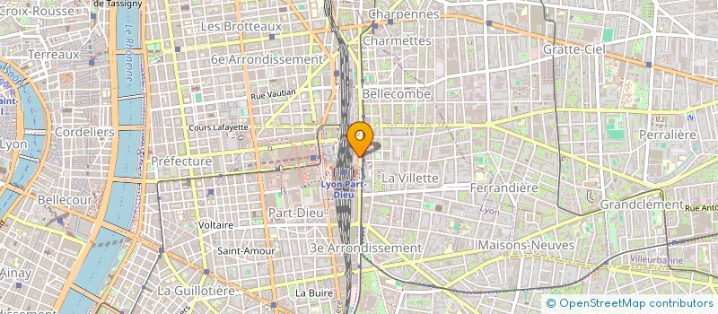 localisation de l'entreprise GID  LYON