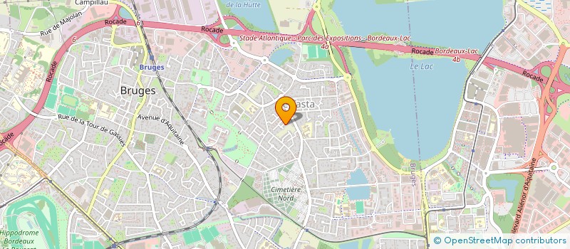 localisation de l'entreprise GIDAE INVEST à BRUGES