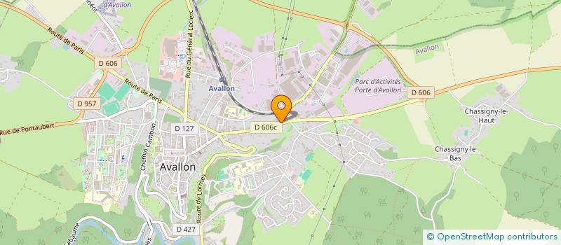 localisation de l'entreprise GIDAL à AVALLON