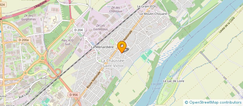 localisation de l'entreprise GIDE  LA CHAUSSEE-SAINT-VICTOR