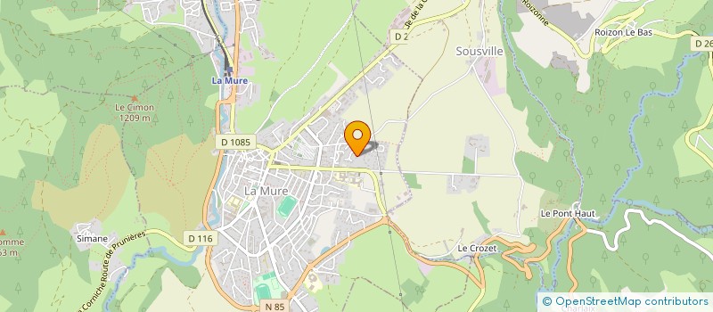 localisation de l'entreprise GIDEL PC à LA MURE