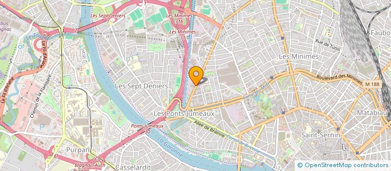 localisation de l'entreprise GIDEP à TOULOUSE